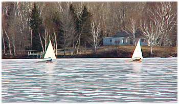 Ice Sailing in Dexter